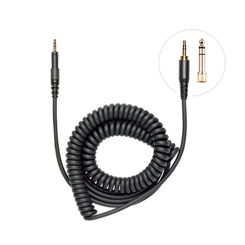 Coiled Audio Cable Replacement - Audio Technica Headphone Ath-M50X recension och pris